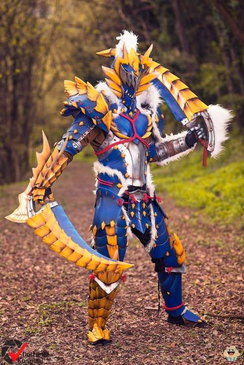kamikame-cosplay - Amazing armor of Zinogre from Monster Hunter by...