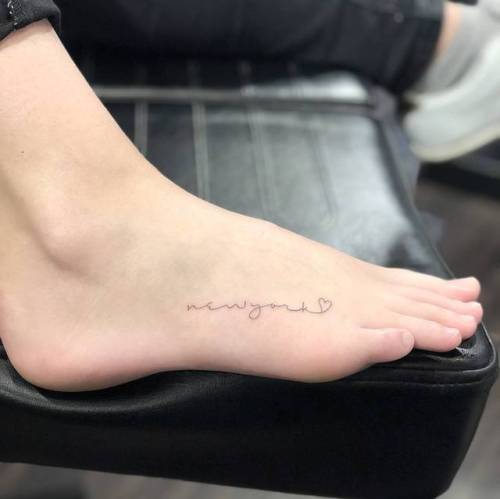 Tattoo tagged with small chang line art foot languages tiny travel new  york city ifttt little location english new york quotes english  tattoo quotes fine line  inkedappcom