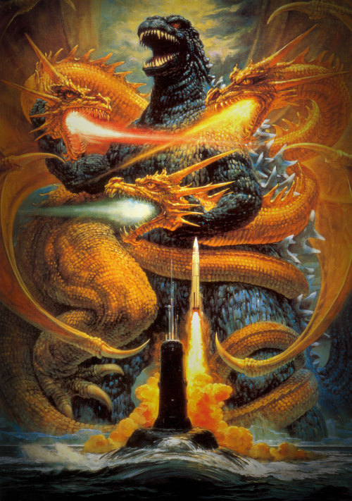 sludgebat - bear1na - Godzilla posters by Noriyoshi Ohrai | 生賴範義...