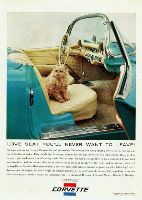frenchcurious - Publicité Chevrolet Corvette 1956 - Automotive...