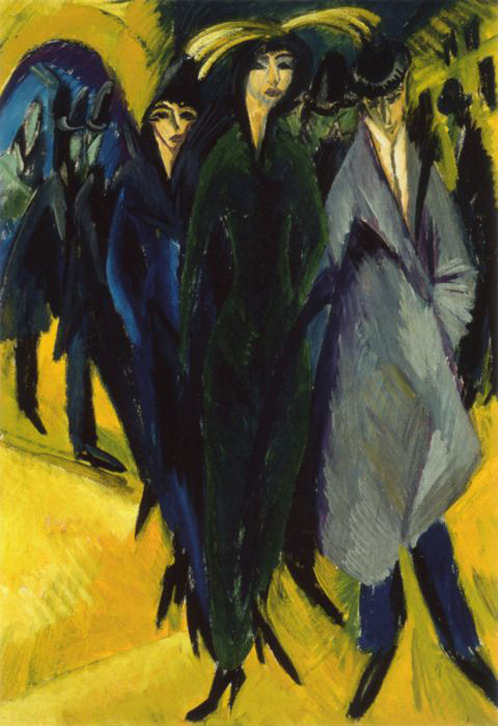 last-picture-show - Ernst Ludwig Kirchner, Women in the Street,...