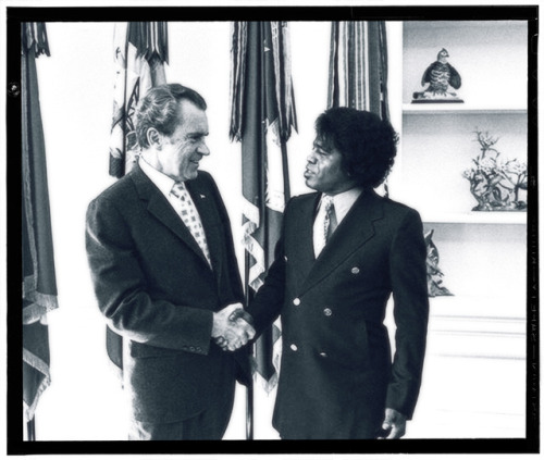 musicandmotors - Richard Nixon and James Brown – Brown was...