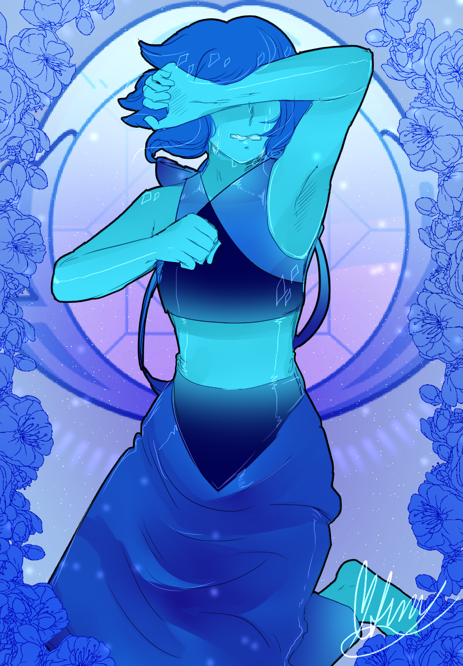That was one hell of an artblock;; Lapis brought me out of it;; just noticed i never really drew her before…If i find some more time aside school i’ll go for a cute peridot as well!