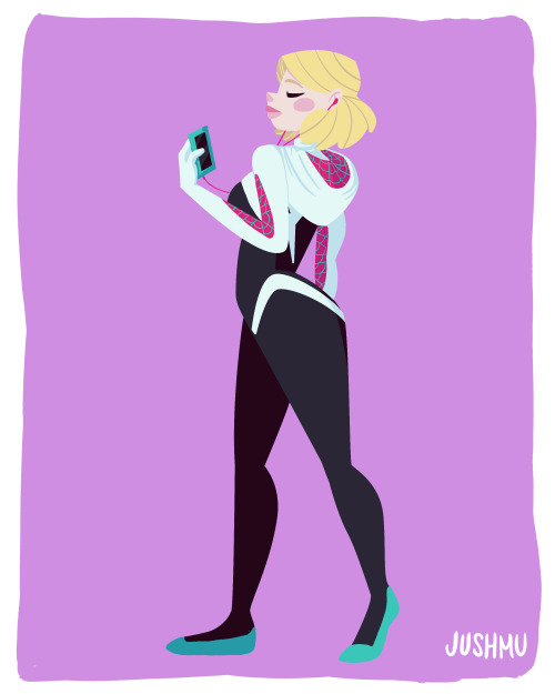 jushmu:Digital Spider Gwen!