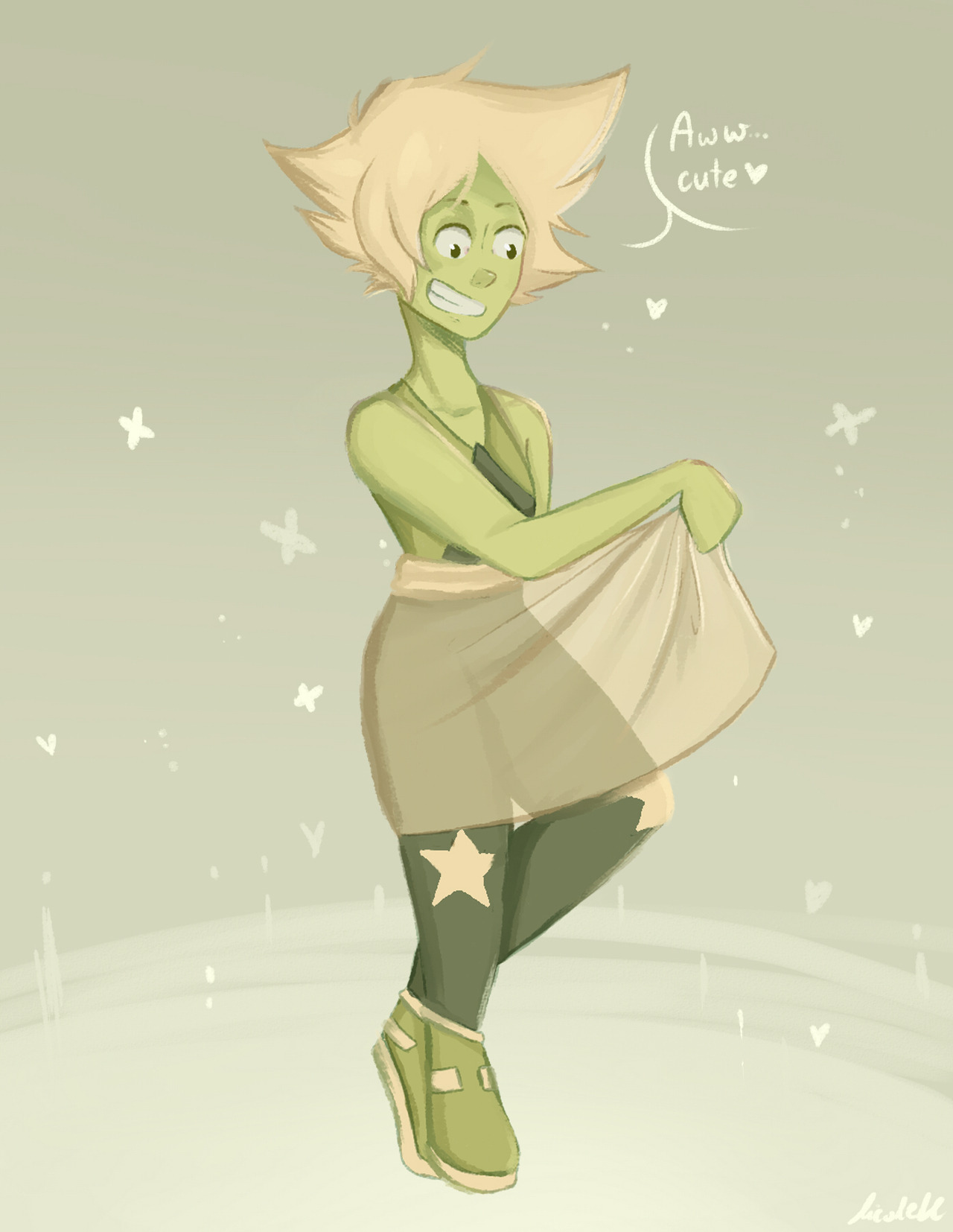 I want to see Peridot in new form :D