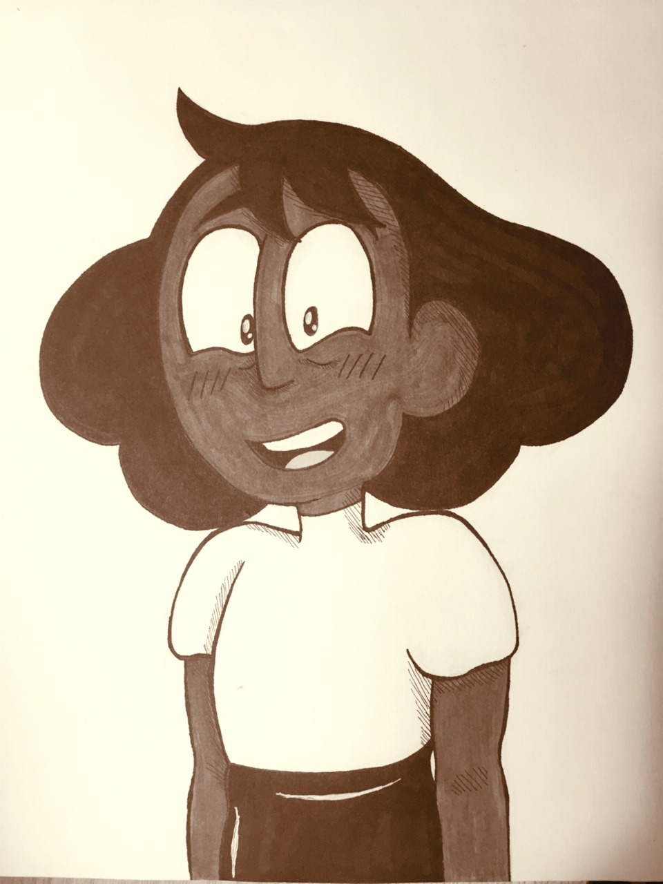 Inktober 2017 day 10 Connie from Steven Universe