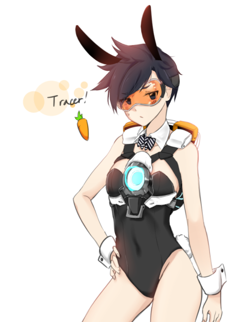 overwatch-arts - Bunny girl Tracer!ミカン