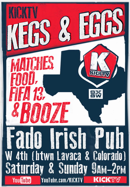 At SXSW? Spend some time with AFR and KICKTV The nerds have united. All those musicians you’ve never heard of, except for that one band that you vaguely know from college are here. And so are we. This weekend we’ll be at Fado representing AFR and...