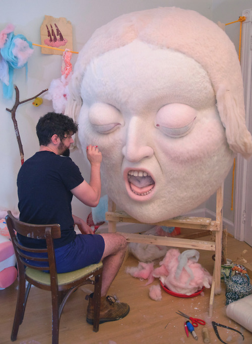 itscolossal - Towering Felt Masks and Costumes by Paolo Del Toro