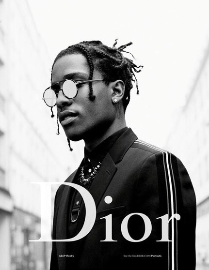 arabwife - A$AP Rocky for Dior Homme’s S/S 2017 campaign