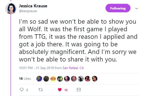 vaulthunterexe - the wolf among us 2 will not happening.(if you...