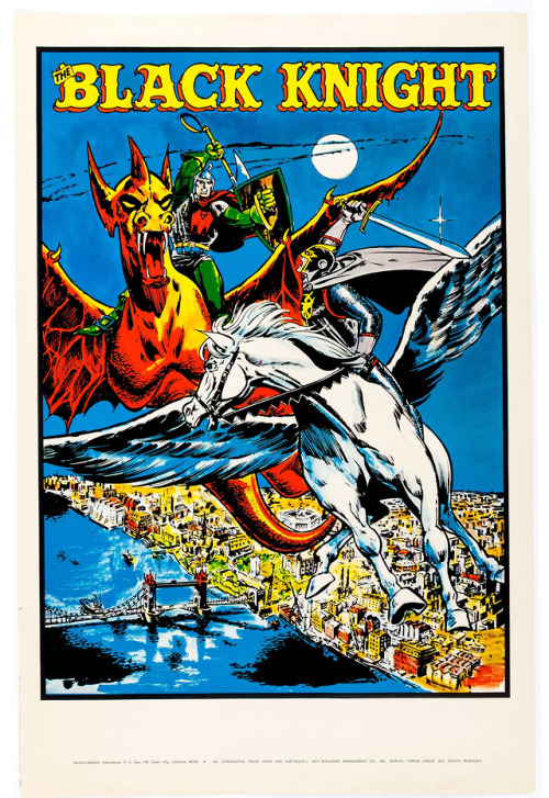 travisellisor - Black Knight Marvel Mania poster by Howard...