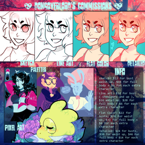 dongoverlord -  I remade my commissions page!! if you can,...