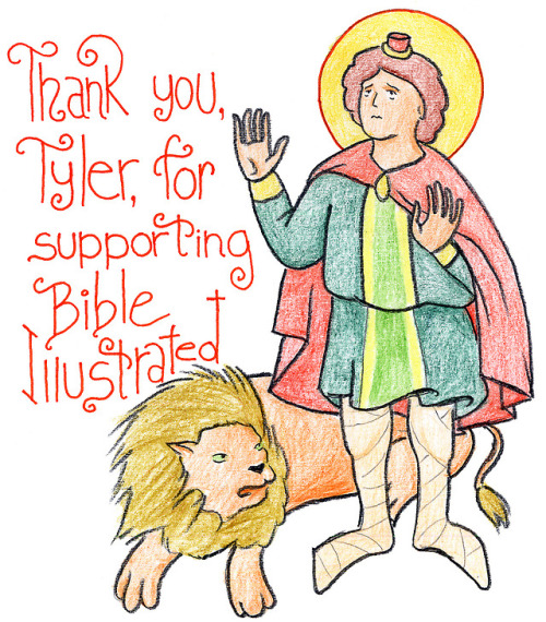 Thank you note for our patron Tyler Ovard!If you want to help...