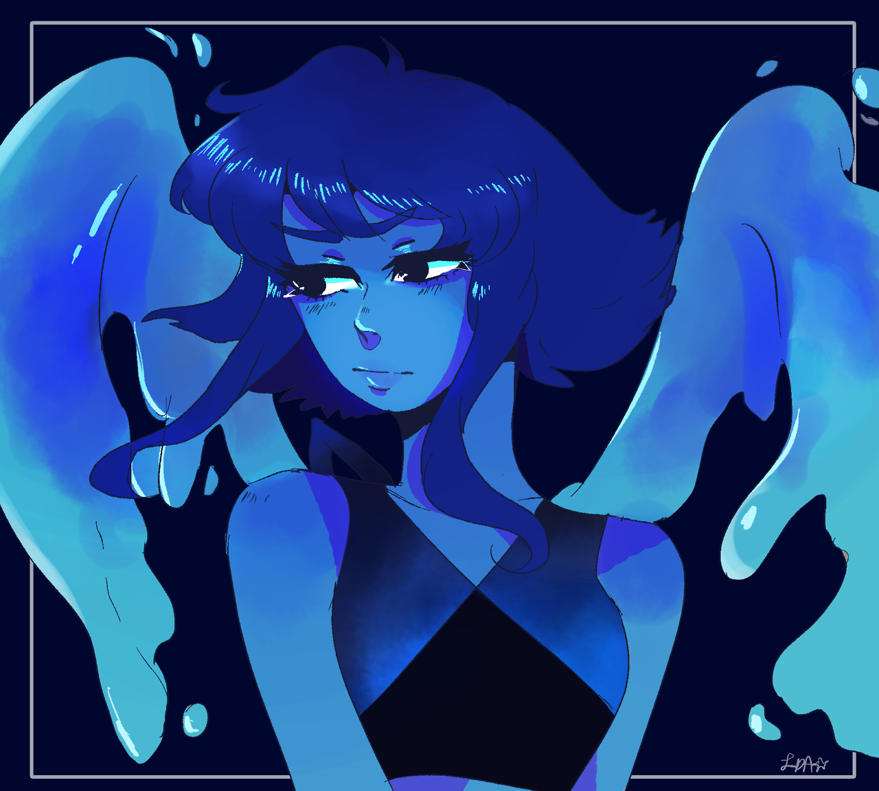 commission of lapis lazuli that i finished two nights ago ^_^