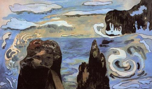 At the black rocks, Paul GauguinMedium:...