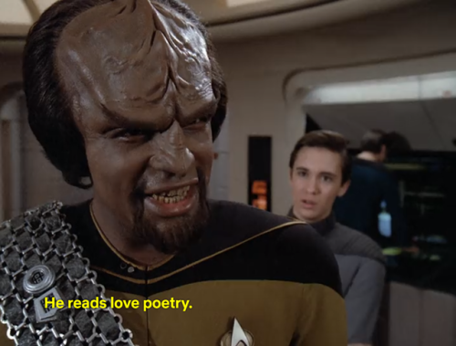 girlwholovesturtles - I have a lot of respect for Klingons