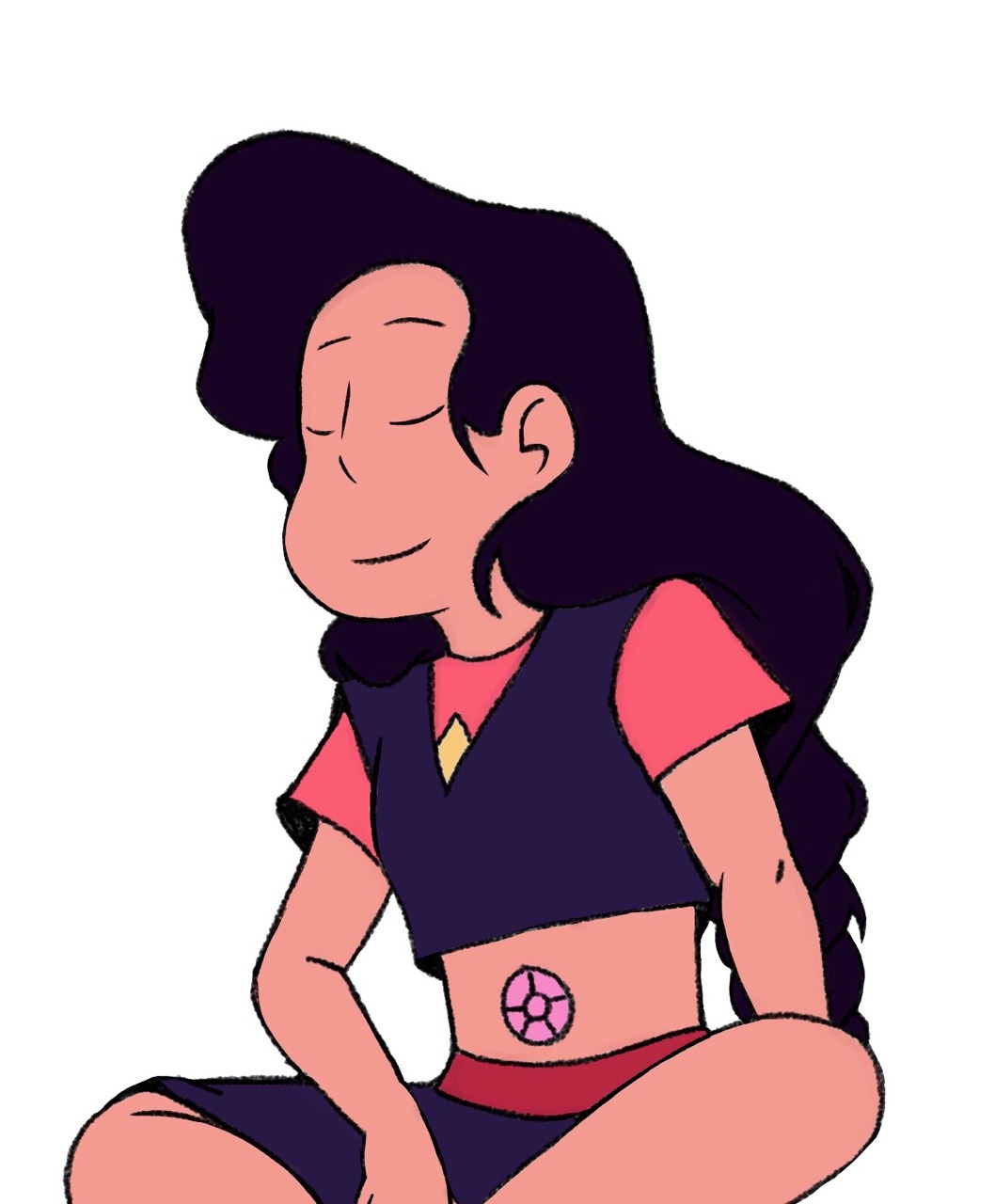 Look I’m a Professor Layton blog but I LOVE Stevonnie. Here, a quick doodle
