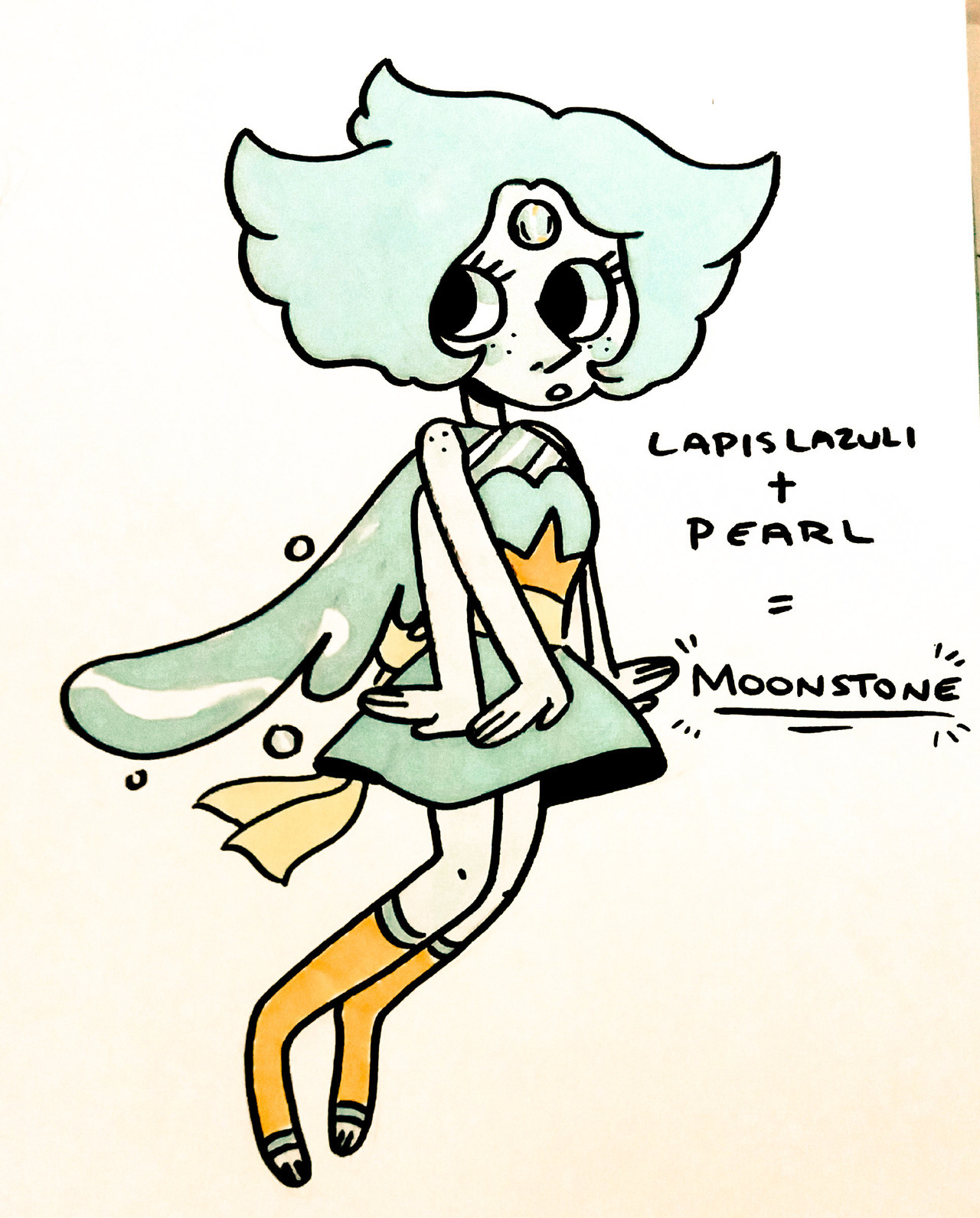 Lapis and Pearl make Moonstone!