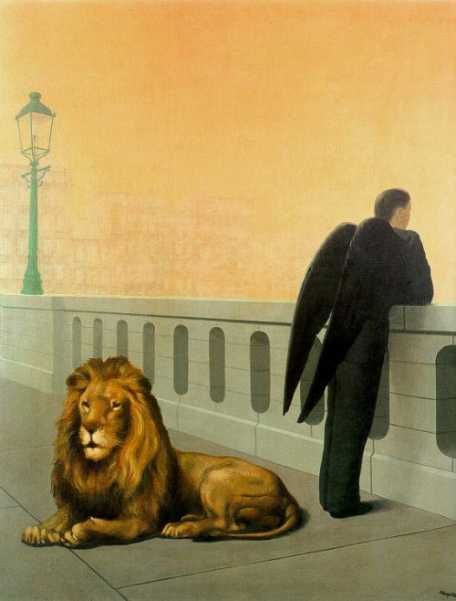 surrealism-love - Homesickness, 1940, Rene MagritteSize - 81x102...
