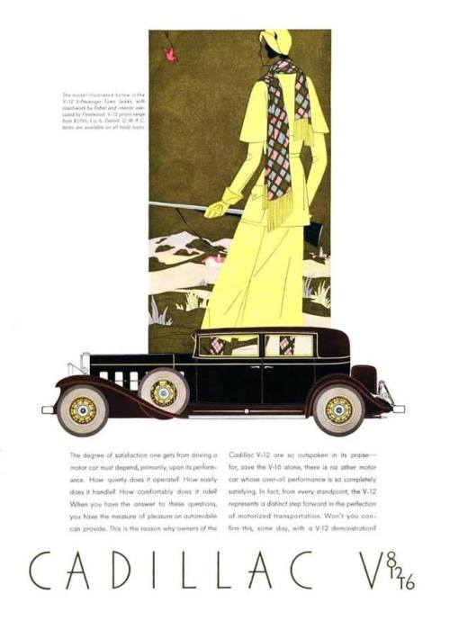 frenchcurious - Publicité Cadillac / LaSalle (1931) Dessins de...