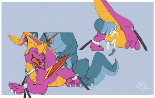 dp-nsfw-art - redsnsfwcorner - the 1st set of Spyro commission for...