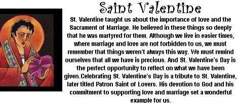 thebeautifulcatholicfaith - Happy St Valentine’s Day
