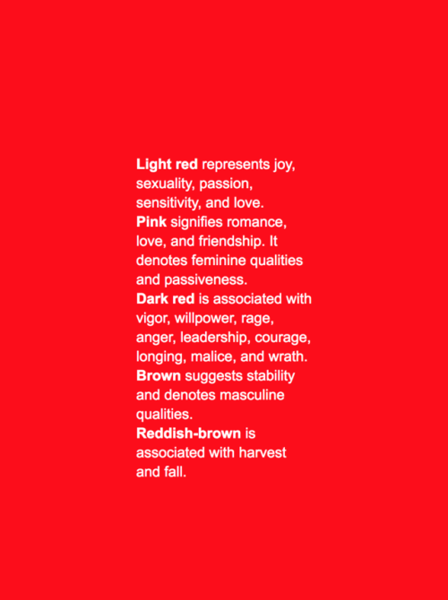 thepsychjournals:Red via color-wheel-pro