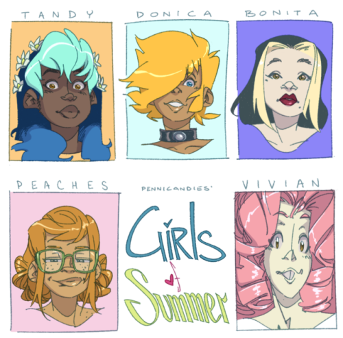 Once upon a time I started a comic about some girls…
