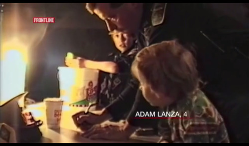 sandyhookmassacre - Adam Lanza, age 4, with his uncle James...