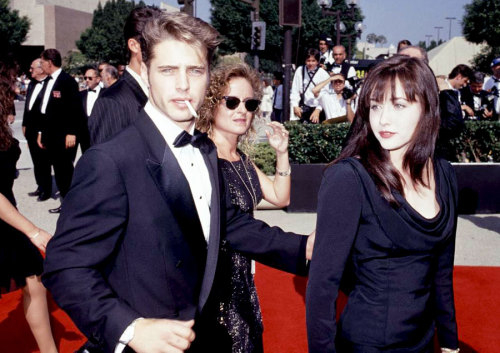 mabellonghetti - Jason Priestly and Shannen Doherty photographed...