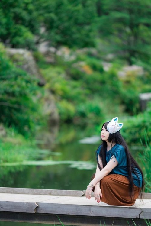 tanuki-kimono - Summer kitsune soothing photoshoot by @12ykYnm12