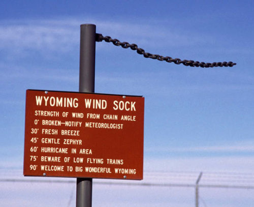 srsfunny:The Wyoming Wind Sock