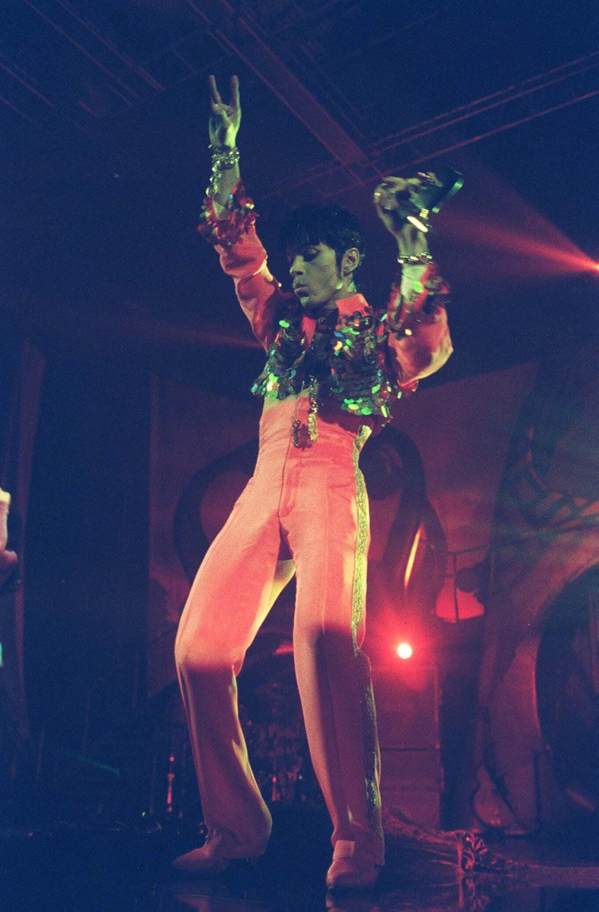 Image result for Prince on Stage 1995
