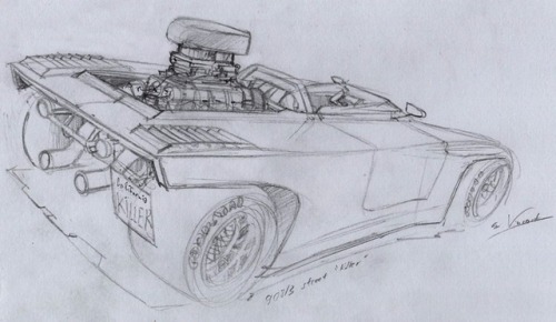 Porsche 908/3 Custom (Sketch)(2012)