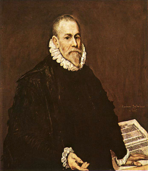Portrait of a doctor Rodrigo de la Fuente, El GrecoMedium:...