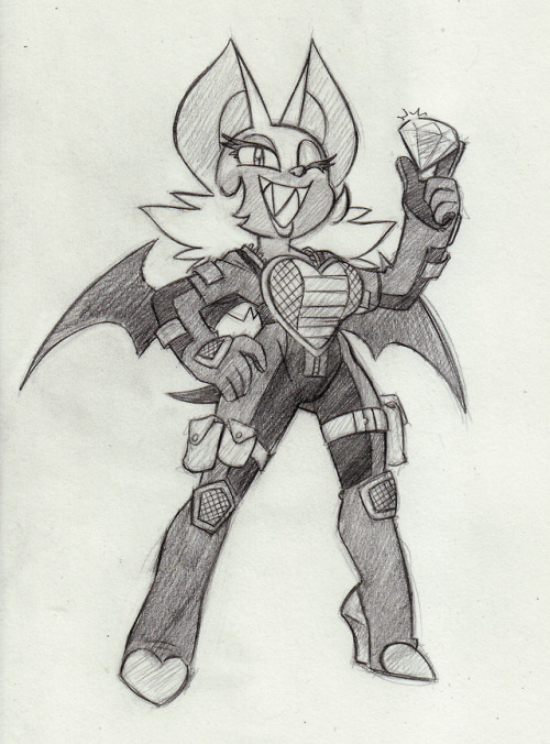 captainmolasses - Took a stab at redesigning Rouge’s outfit for...