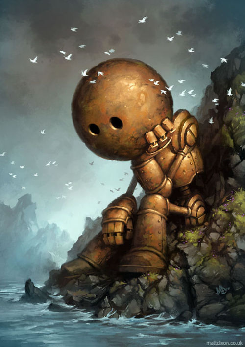 culturenlifestyle - Lonely Robot Takes in the Beauty of Nature’s...