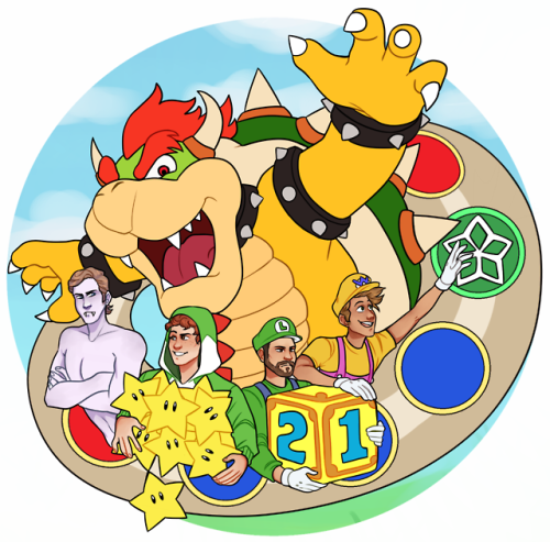 jessk-art - I drew this for Mario Party March and I never...
