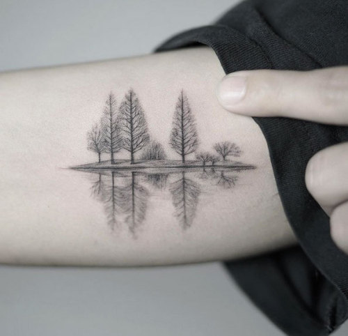 tattoos-org - Dotwork Forest TattooArtist - Nando...