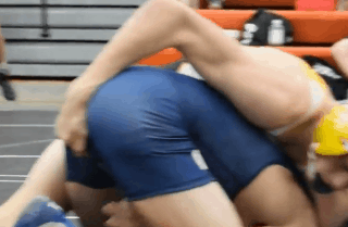 35 Grabby GIFs of Real College Guys Wrestling