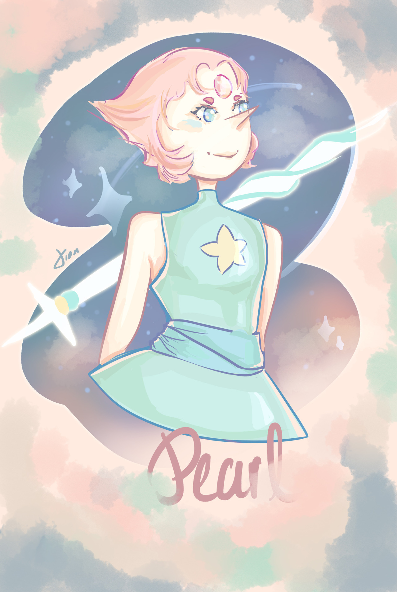 ““Do it for her” ” My baby Pearl is a beautiful and brave warrior so I kinda wanted to draw her acording to this? Currently obssesed with Steven Universe (Oops) so i’ll be doing some fanarts of it!...