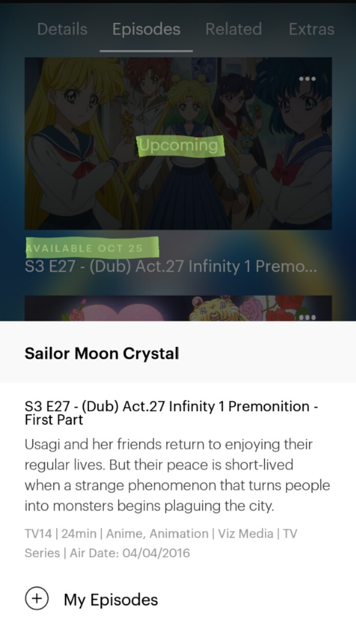 Where can I watch the first epsiode of season 3 of the dub of crystal? Tumblr_oy9f8we4XO1udgtnto1_1280