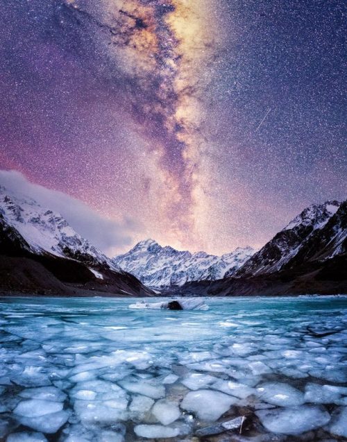 earthunboxed - Milky Way over Mt. Cook, New Zealand | by South...