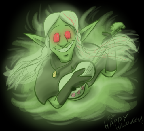 courtofrosescomic:IT’S SPOOKY TIME HAVE A GHOST MERLOW I...