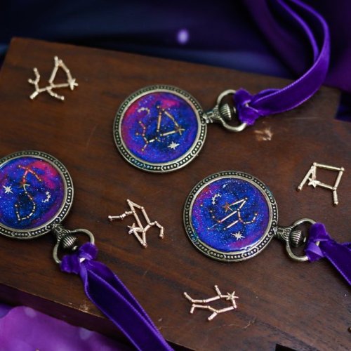 sosuperawesome - Constellation Necklaces with Velvet...
