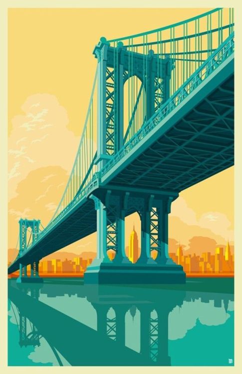 graphicdesignclub - Colorful and Vibrant Prints of Iconic NYC -...