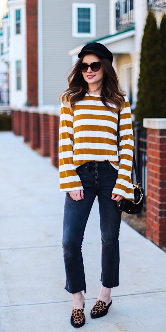 10 Happy Day Outfit Ideas in Any Colors - #Beauty, #Girls, #Photo, #Loveit, #Street Ijust stinking happy itnot snowing here! Thatall. This top is only $30, and perfect for spring! Shop it here using , liketkit 