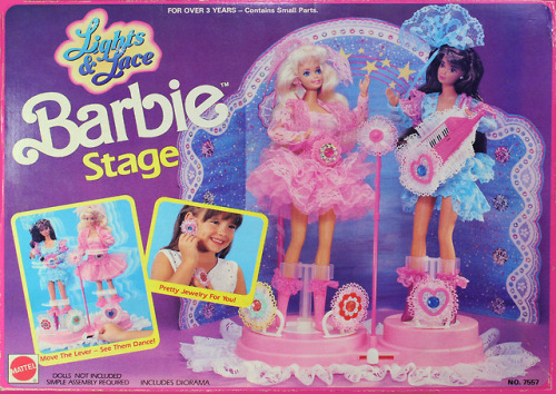 fyretrobarbie - Barbie Lights & Lace Stage Playset (1991)