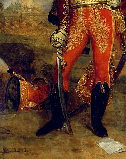 Портрет генерала Франсуа Фурнье-Сарловеца Обратите, внимание, сабли